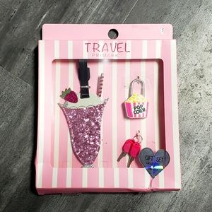 Pink Popcorn & Milkshake Primark Travel Set